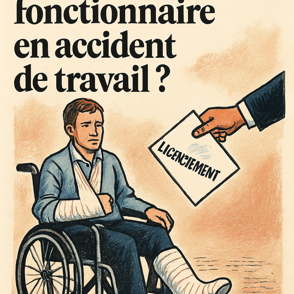 peut-on licencier un fonctionnaire en accident de travail
