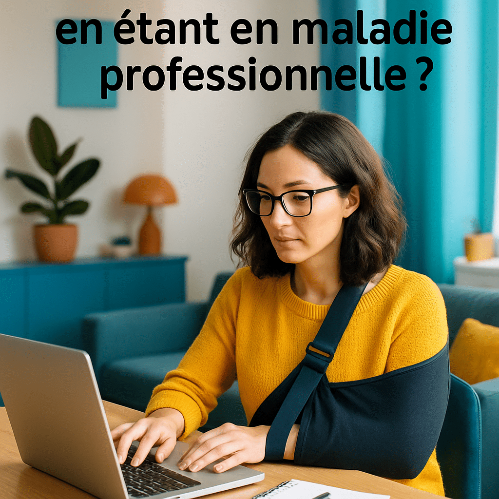 peut-on travailler en étant en maladie professionnelle