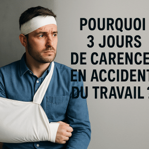 pourquoi 3 jours de carence en accident du travail